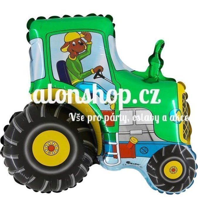 Traktor - zelený