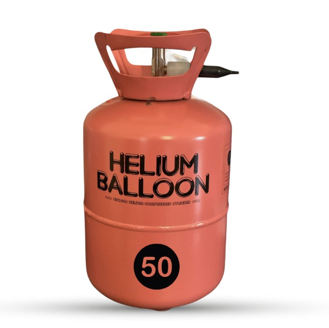 Jednorázová tlaková láhev na 50 ks balonků