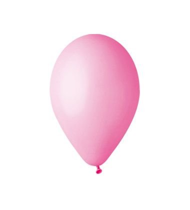 Balónky G110 #6 – pastelová světle růžová, 100 ks