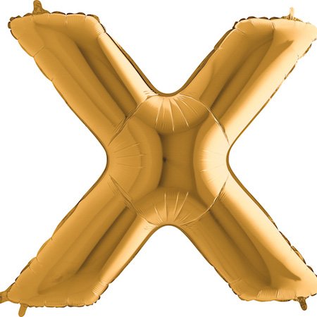 Písmeno X zlaté