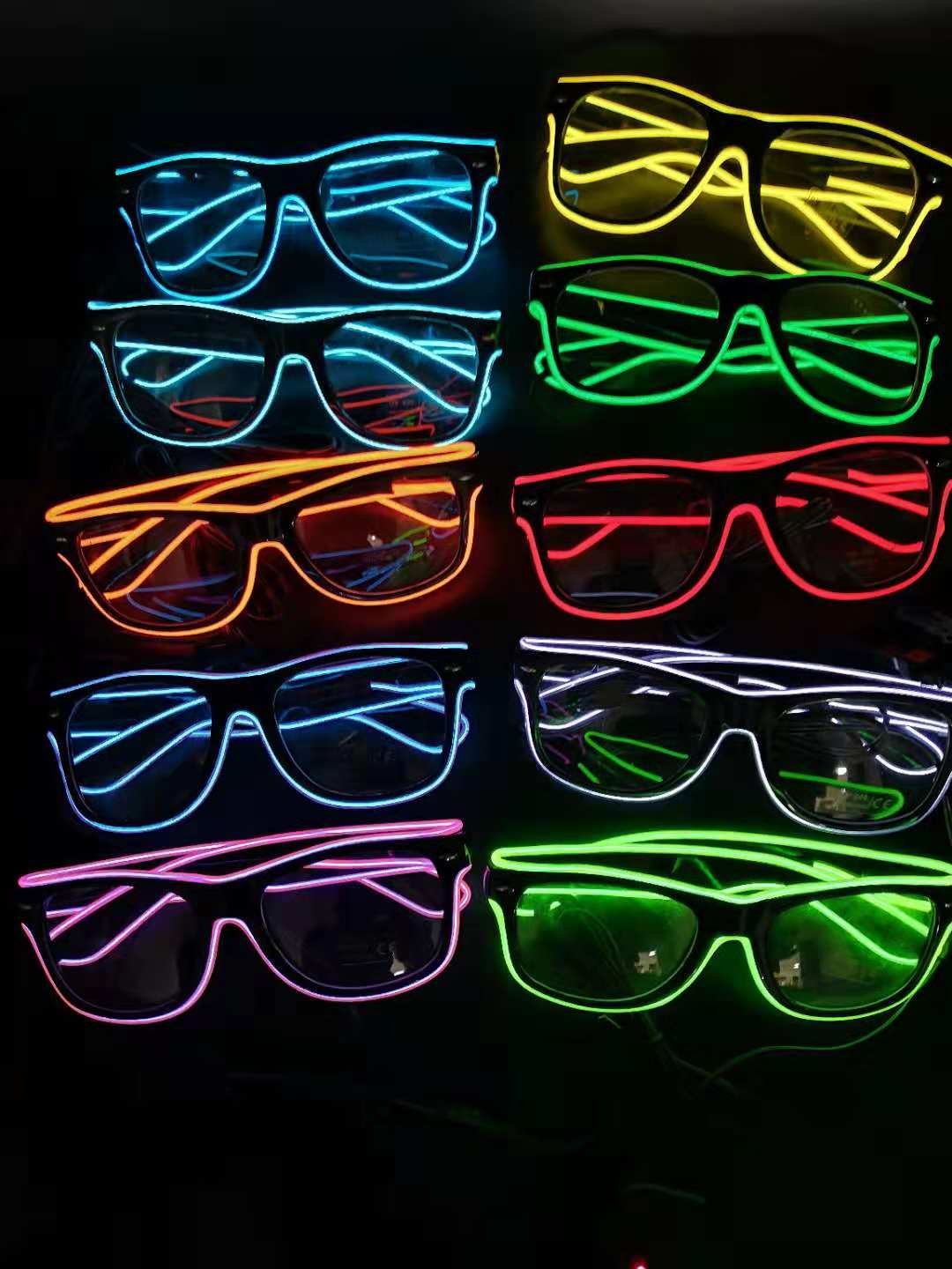 Blikací brýle (bez baterií 2 x AA)