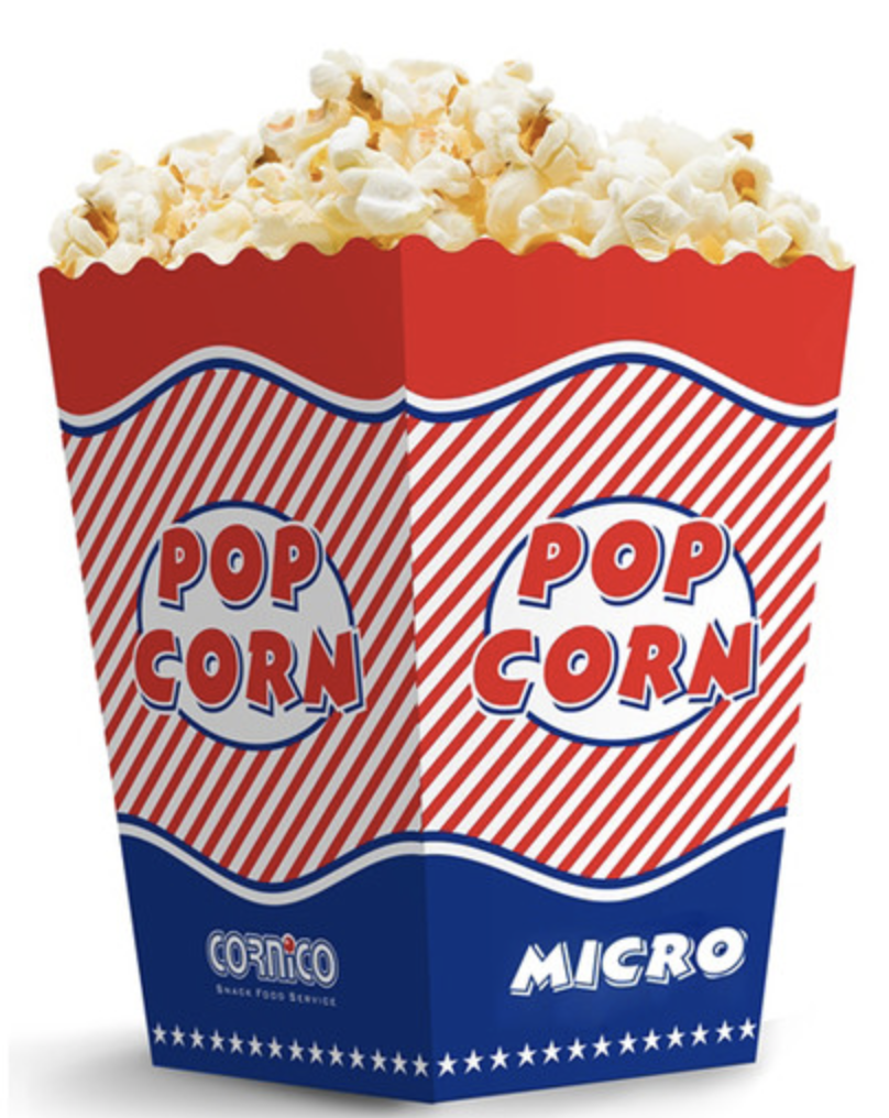 Krabička 0,75 L popcorn MICRO BOX