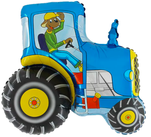 Traktor - modrý