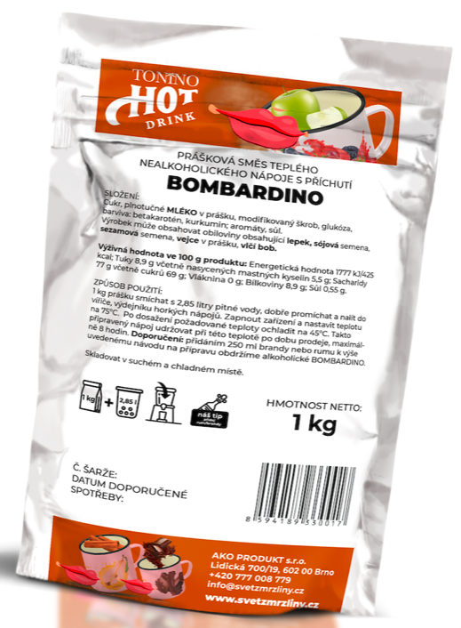 BOMBARDINO - horký nápoj 1 kg